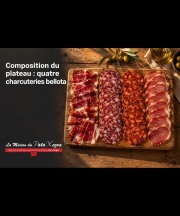 Plateau bellota 200 grs prêt pour l'apéro