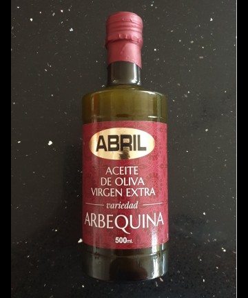 Huile d’olive Vierge Extra Variété Arbequina 0,5 L