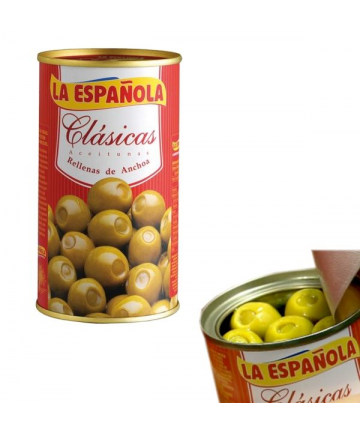 Olives farcies aux anchois 350 grs