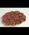 assiette de saucisson bellota tranché