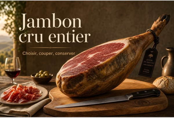 Jambon cru entier : comment choisir, couper et conserver une belle pièce
